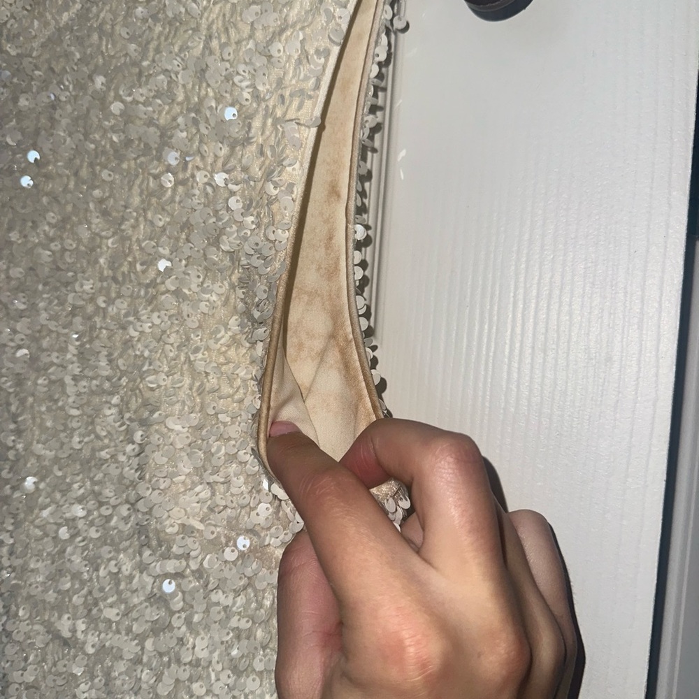 Wayf Sparkling Cream Maxi Dress - Picture 2 of 4